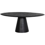 Posture salontafel mango hout zwart ø120 cm