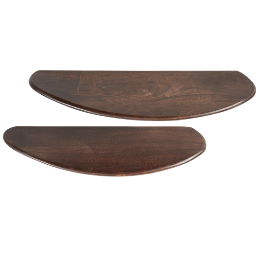 Set layer wandplanken mango hout walnoot