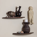 Set layer wandplanken mango hout walnoot