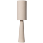 Loft vloerlamp metaal/boucle naturel 130xØ30cm