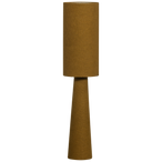 Loft vloerlamp metaal/boucle tapenade 130xØ30cm