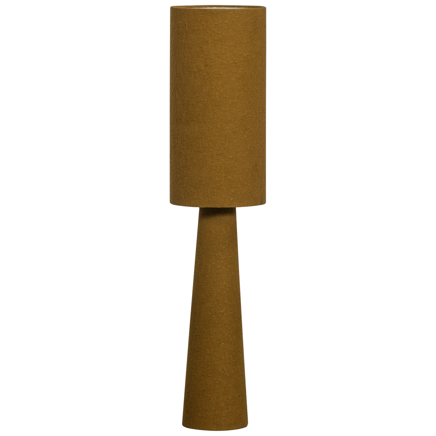 Loft vloerlamp metaal/boucle tapenade 130xo30 cm