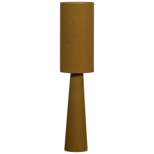 Loft vloerlamp metaal/boucle tapenade 130xo30 cm