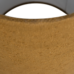 Loft vloerlamp metaal/boucle tapenade 130xo30 cm