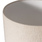 Loft tafellamp metaal/boucle naturel 90xØ22cm