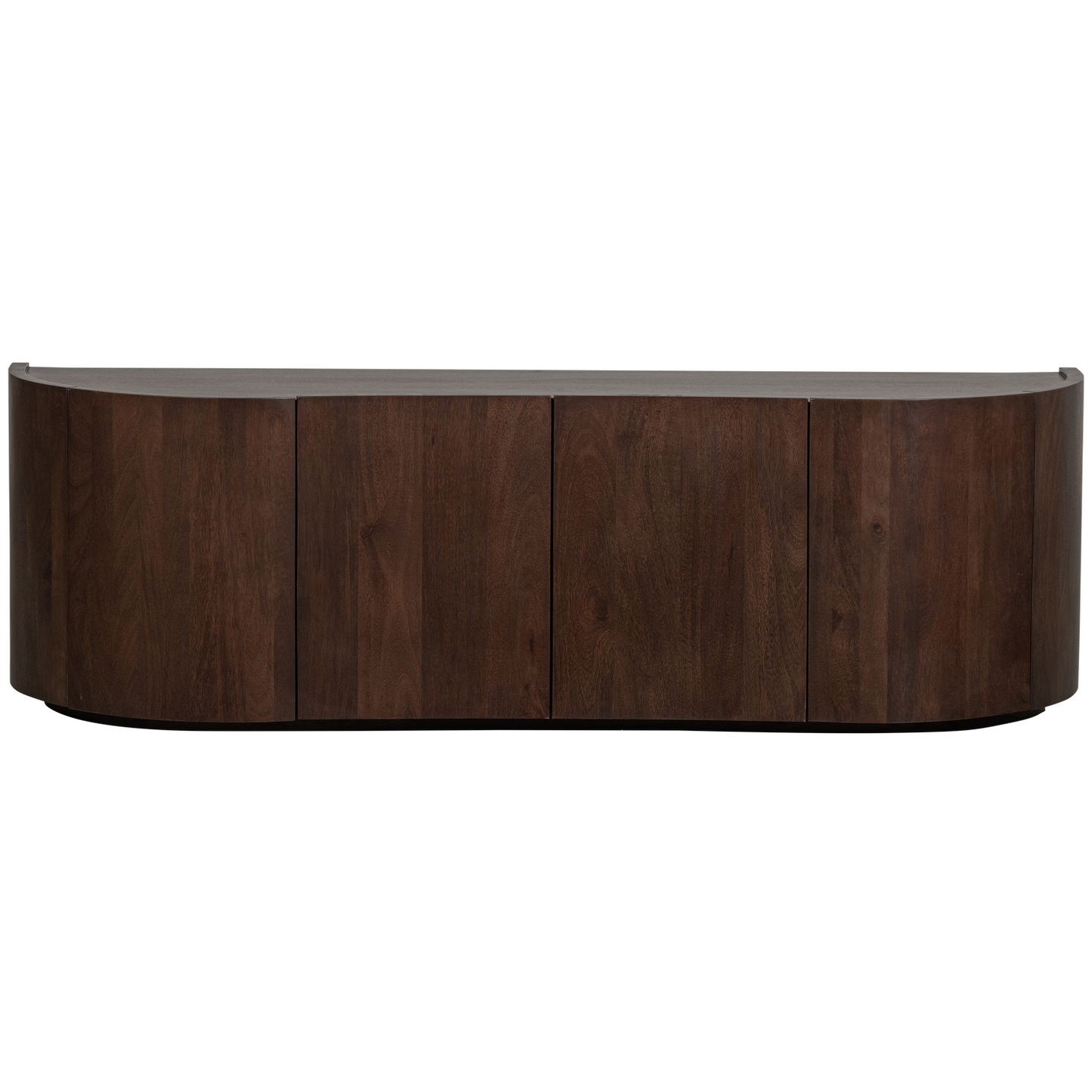 Sense dressoir 4-deurs mangohout walnoot