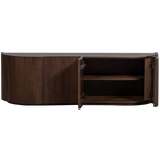 Sense dressoir 4-deurs mangohout walnoot