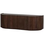 Sense dressoir 4-deurs mangohout walnoot