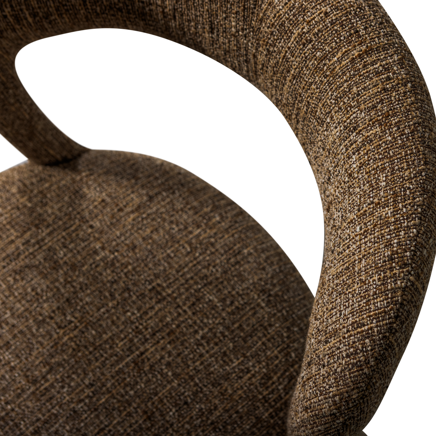 Noble eetkamerstoel donkerbruin melange