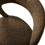 Noble eetkamerstoel donkerbruin melange