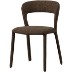 Noble eetkamerstoel donkerbruin melange