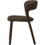 Noble eetkamerstoel donkerbruin melange