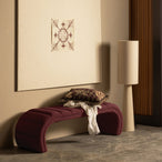 Loft tafellamp metaal/boucle naturel 90xo22 cm