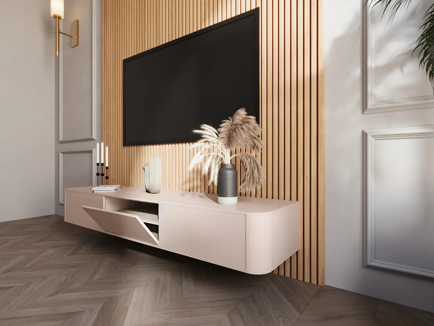 TV meubel - Beige - 180cm