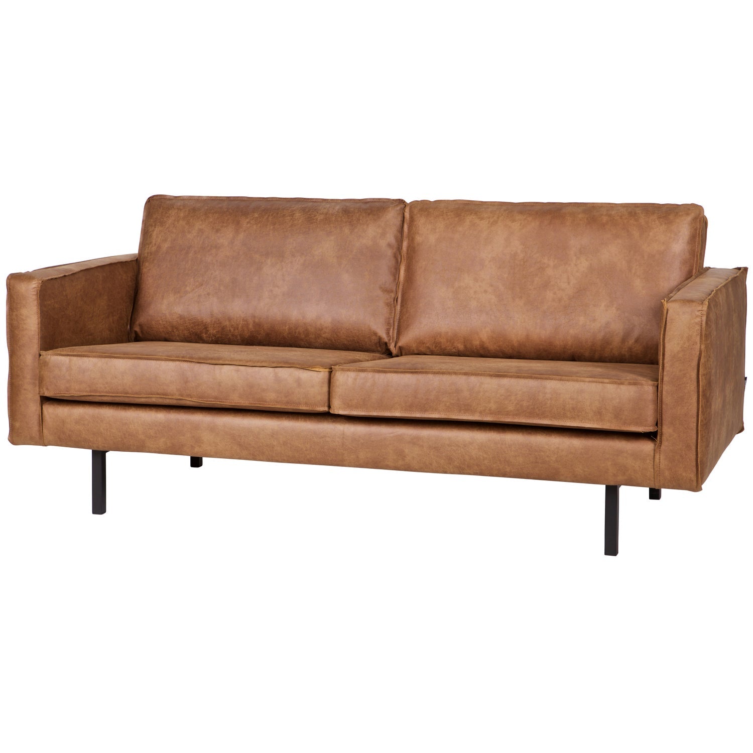 Rodeo 2,5-zits bank ecoleer cognac