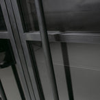 Exhibit vitrinekast metaal zwart