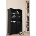 Exhibit vitrinekast metaal zwart