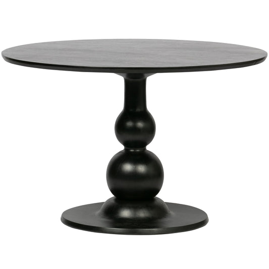 Blanco eettafel ø120 cm mango diepzwart
