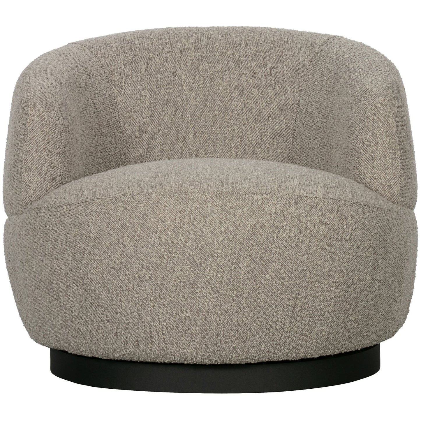 Woolly draaifauteuil bouclé naturel melange