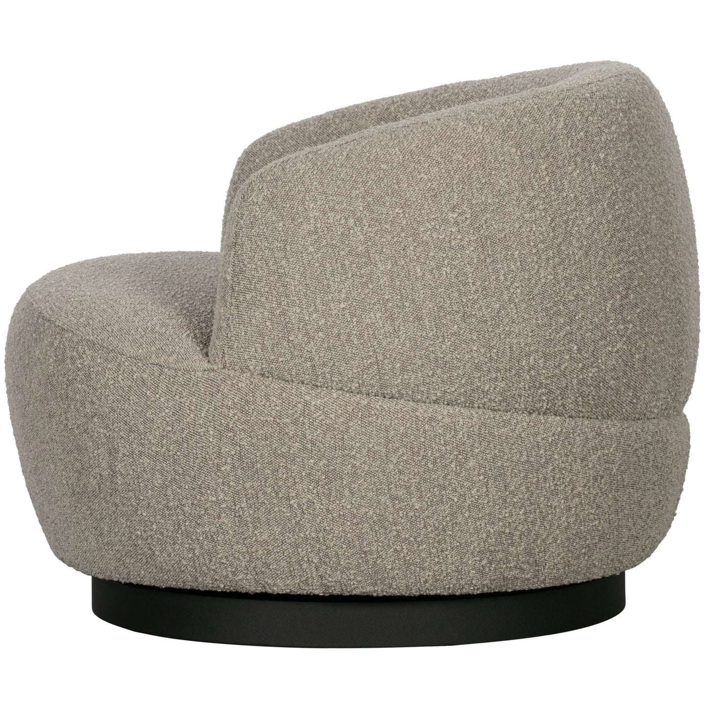 Woolly draaifauteuil bouclé naturel melange