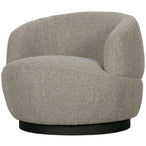 Woolly draaifauteuil bouclé naturel melange