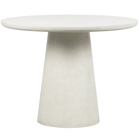 Damon eettafel betonlook wit 76xø100