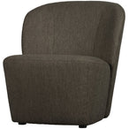 Lofty fauteuil boucle bruin