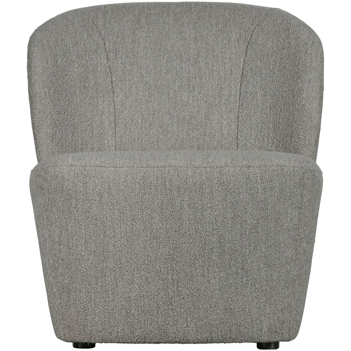 Lofty fauteuil boucle grijs