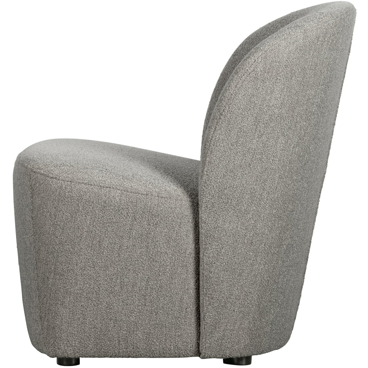 Lofty fauteuil boucle grijs