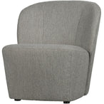 Lofty fauteuil boucle grijs