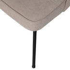 Vogue eetkamerstoel geweven stof zand