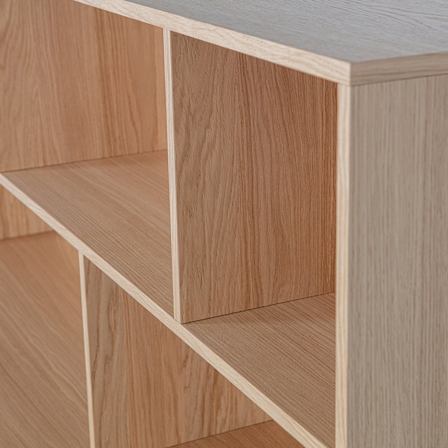 New gravure wandkast eiken blanke lak [fsc]