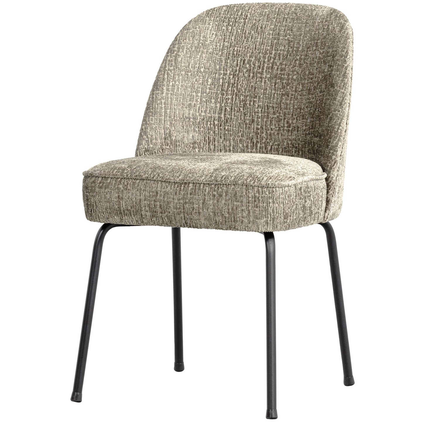 Vogue eetkamerstoel structure velvet wheatfield