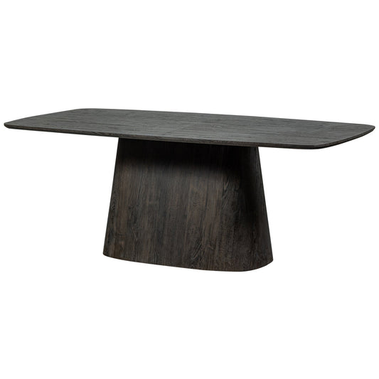 Leah eettafel mdf donkerbruin 200x105 cm