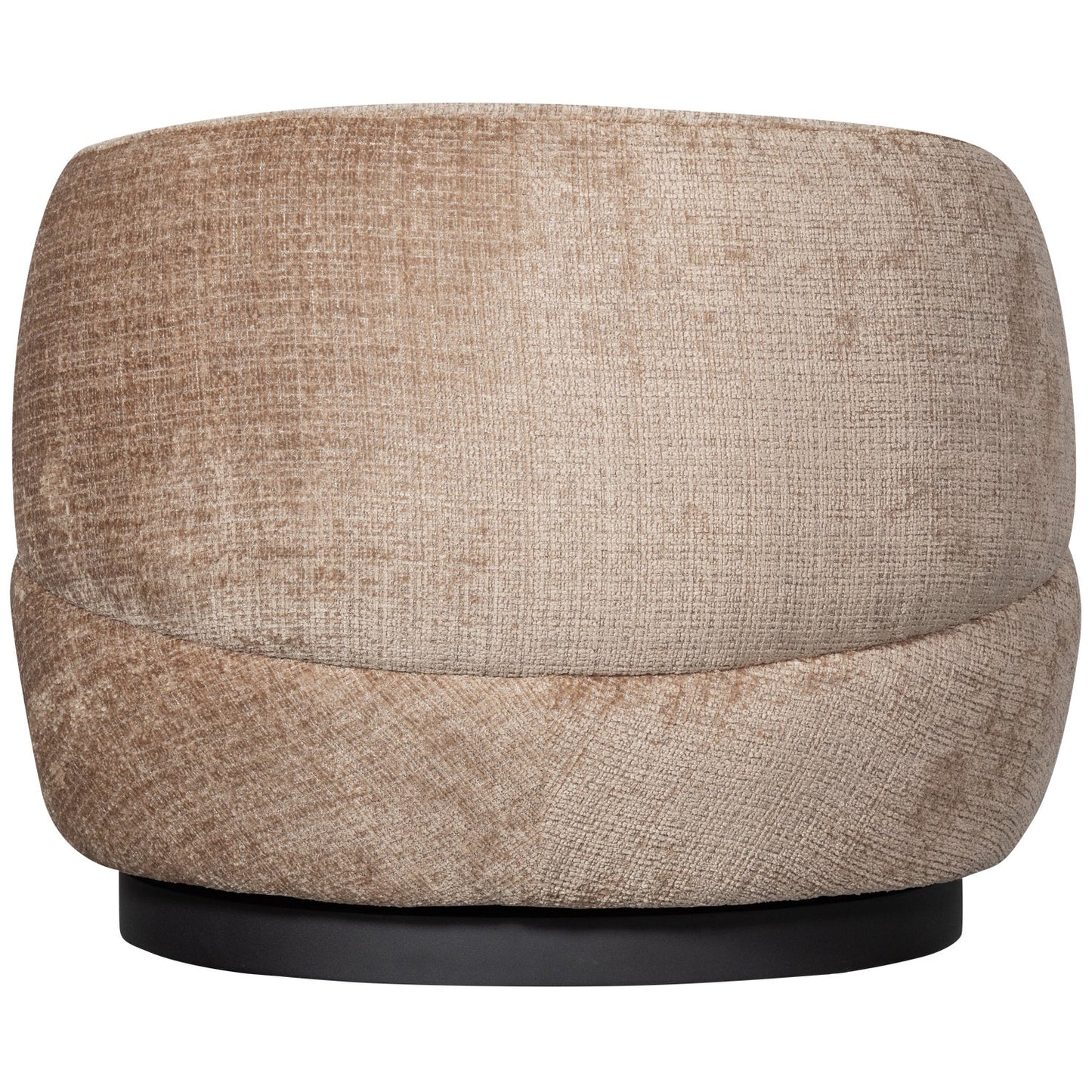 Woolly draaifauteuil chenille zand