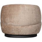 Woolly draaifauteuil chenille zand