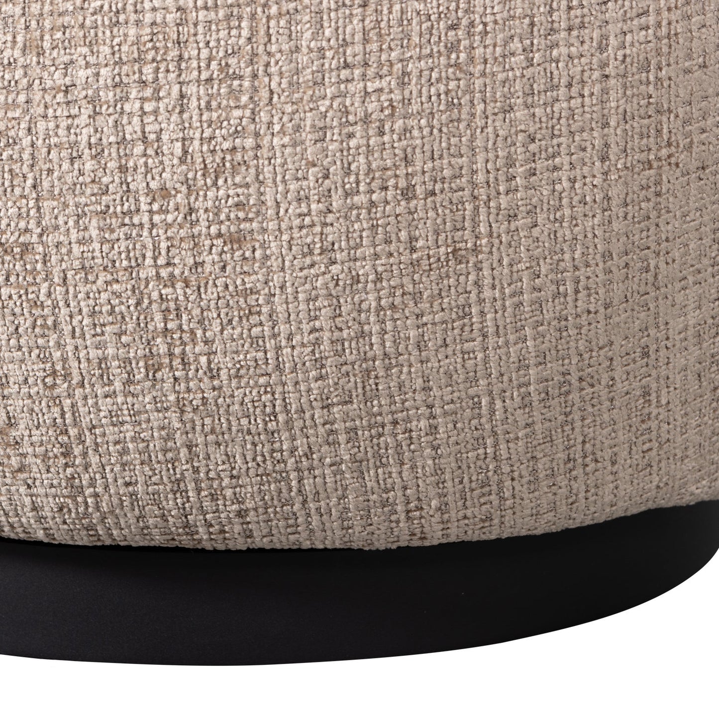 Woolly draaifauteuil chenille zand