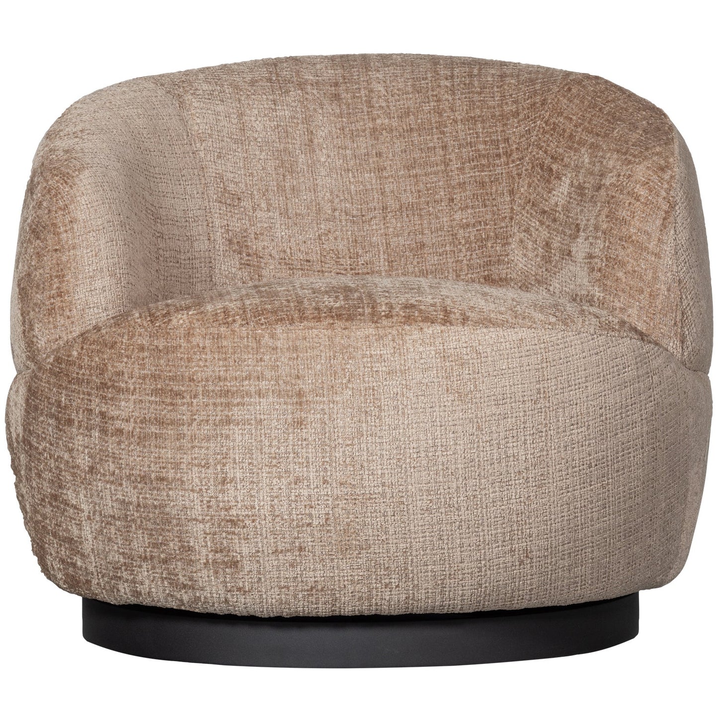 Woolly draaifauteuil chenille zand
