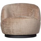 Woolly draaifauteuil chenille zand