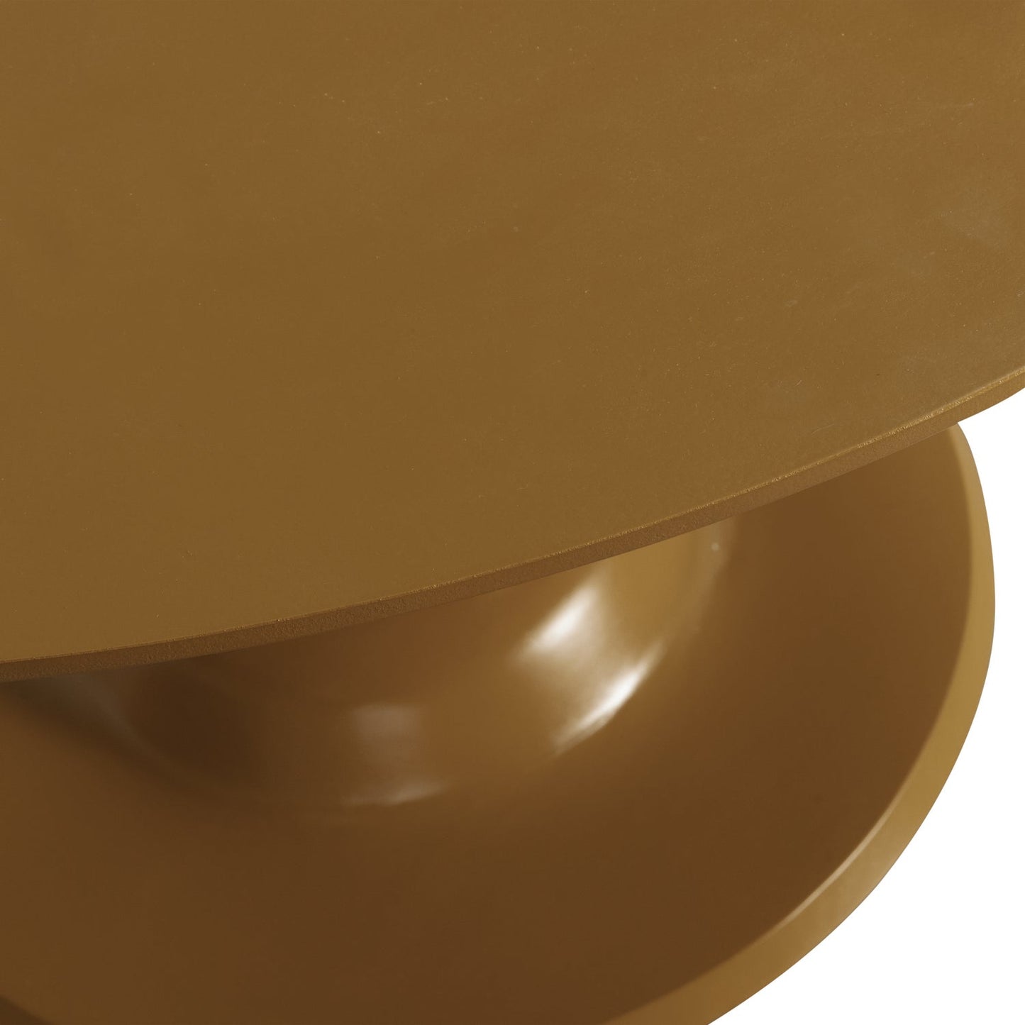 Blanco eettafel ø120 cm mangohout honinggeel