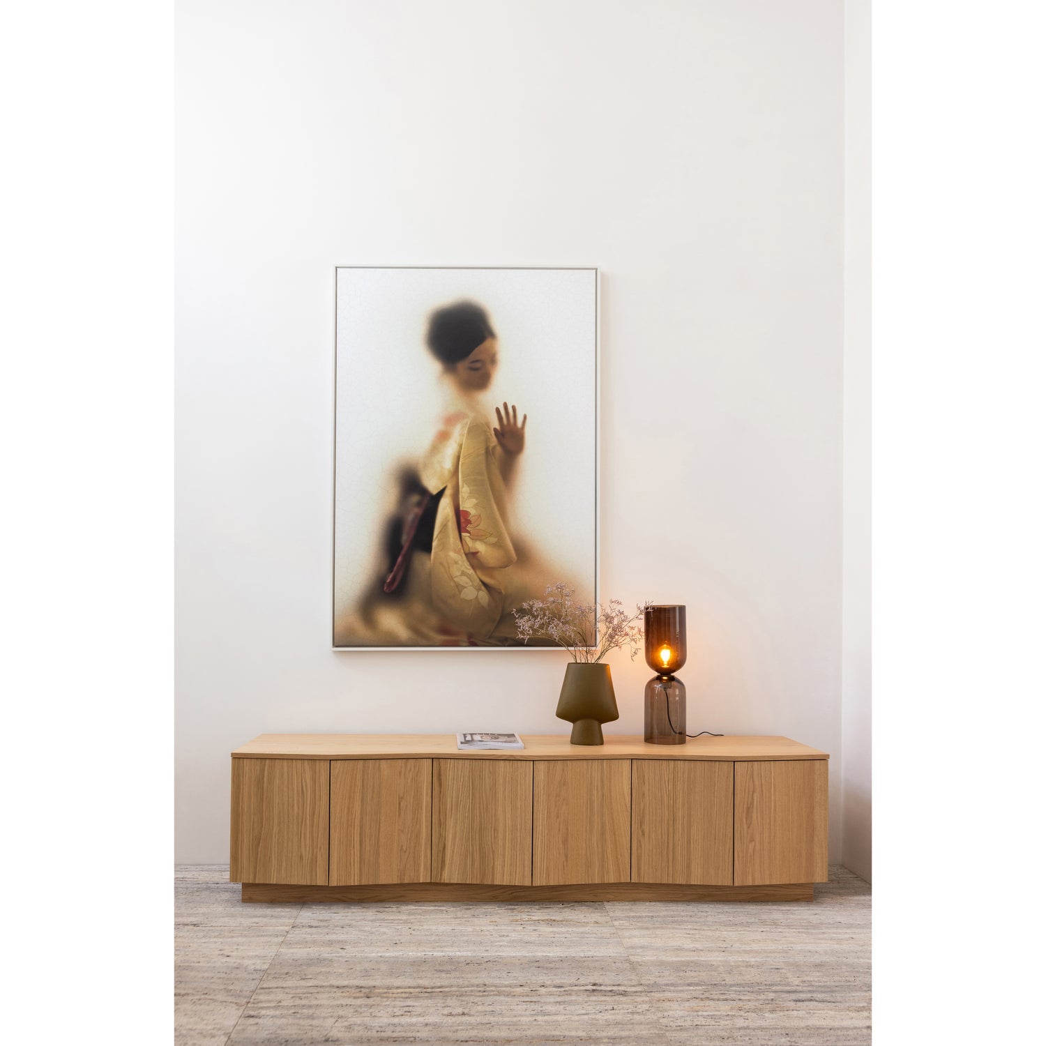 Zuma tv meubel 200 cm eiken transparant [fsc]