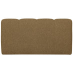 Mojo eetbankje 164 cm met rugleuning bouclé geel/bruin melange