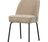 Vogue eetkamerstoel 3d chenille zand