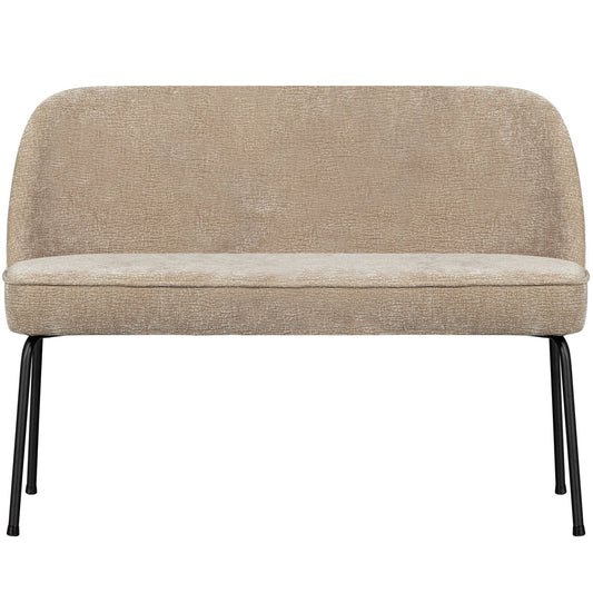 Vogue eetbank 3d chenille zand