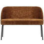 Vogue eetbank 3d chenille middenbruin