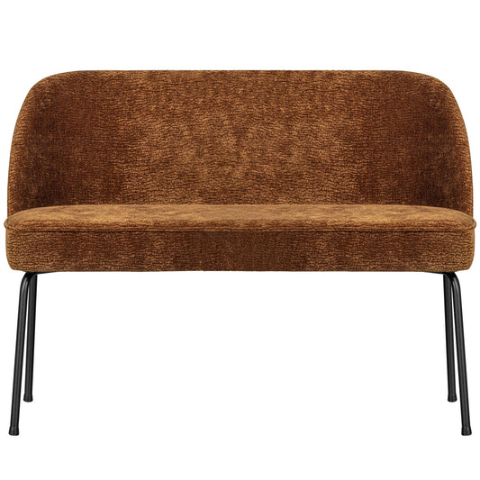 Vogue eetbank 3d chenille middenbruin