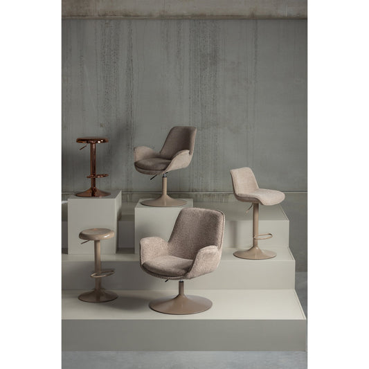 Marten in hoogte verstelbare fauteuil zand