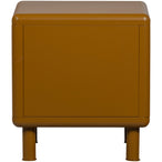 Rune ladekast/nachtkastje 2 lades metaal honinggeel