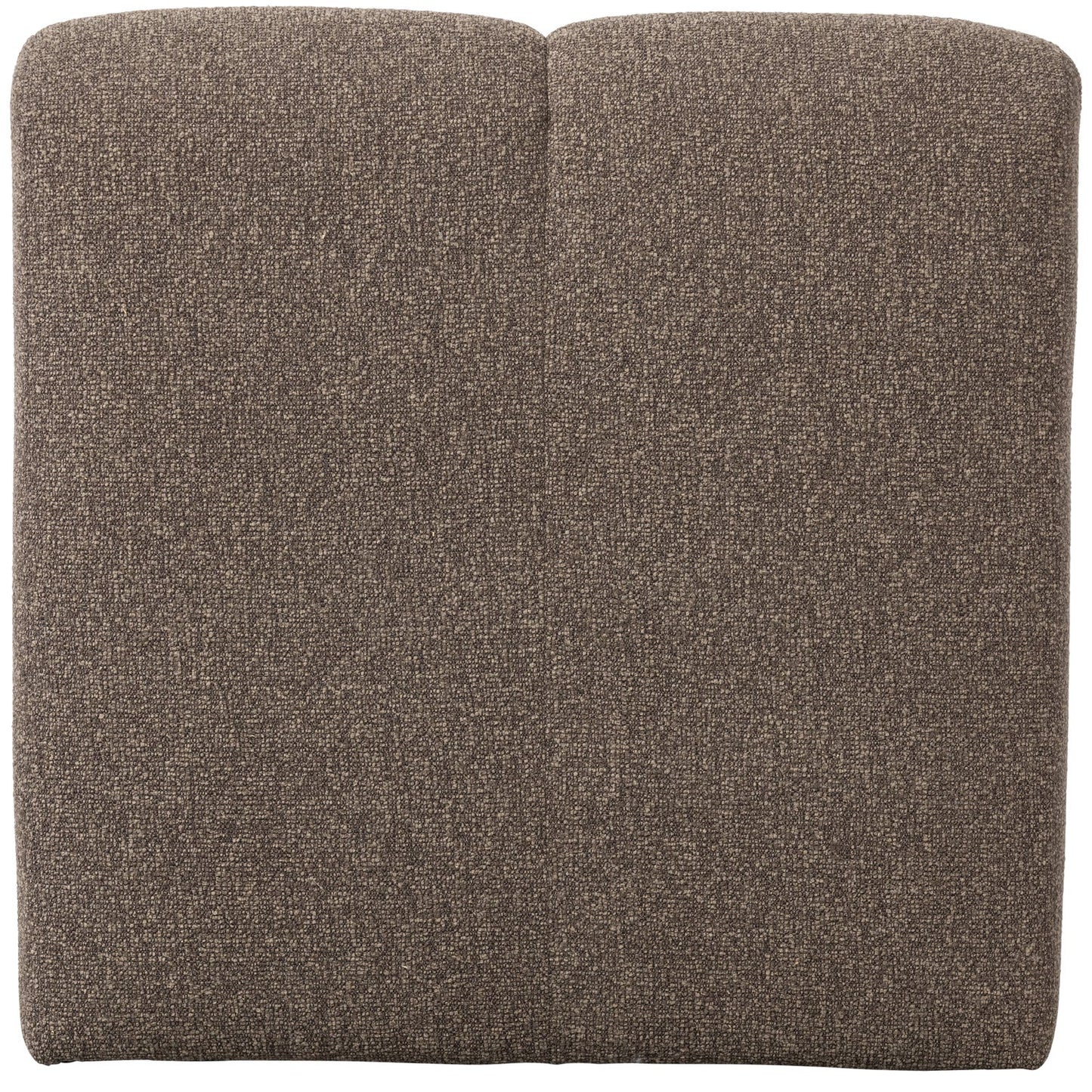 Mojo eetbankje 84 cm met rugleuning bouclé bruin melange