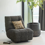 Hein relaxfauteuil elektrisch antraciet/bruin melange